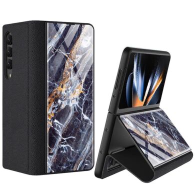 Защитный чехол GKK Marble Series для Samsung Galaxy Fold 4 - Marble Pattern 03