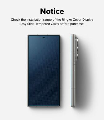 Комплект захисних стекол (2шт) Ringke Easy Slide Tempered Glass для Samsung Galaxy Fold 7 (8800293855460) - Clear