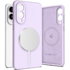 Защитный чехол Tech-Protect Liquid Silicone MagSafe для Samsung Galaxy S25 Edge (S937) - Mauve