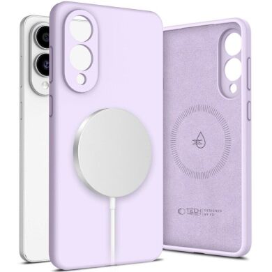 Защитный чехол Tech-Protect Liquid Silicone MagSafe для Samsung Galaxy S25 Edge (S937) - Mauve