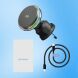 Автомобільний тримач із функцією бездротової зарядки Proove Light Crystal Qi2.2 (25W) - Gray