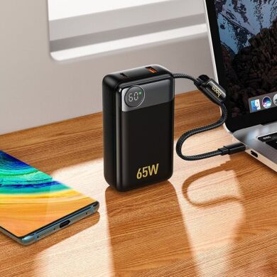 Внешний акумулятор Hoco Q53 Skillful PD65W (12000mAh) - Black