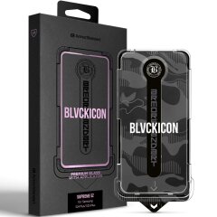 Защитное стекло с аппликатором ArmorStandart Black Icon Supreme EZ для Samsung Galaxy S25 Plus (S936) / S24 Plus (S926) - Black
