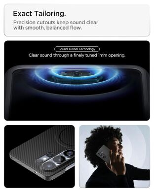 Защитный чехол Spigen AirSkin Aramid (MagFit) для Samsung Galaxy S26 Ultra (S948) ACS11029 - Black