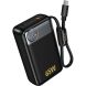 Внешний акумулятор Hoco Q53 Skillful PD65W (12000mAh) - Black. Фото 2 из 8