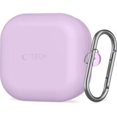 Защитный чехол Tech-Protect Silicone Hook для Samsung Galaxy Buds 4 / Buds 4 Pro - Lavender