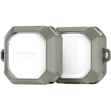 Захисний чохол DUX DUCIS SECC Series для Samsung Galaxy Buds Live / Buds Pro / Buds 2 / Buds 2 Pro / Buds FE - Army Green