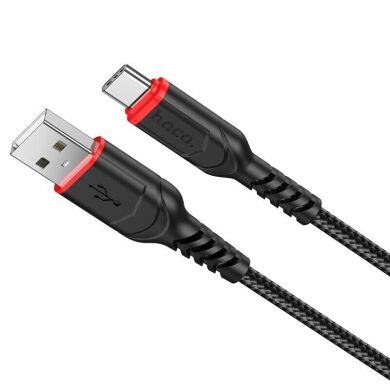Кабель Hoco X59 Victory USB to Type-C (3A, 1m) - Black