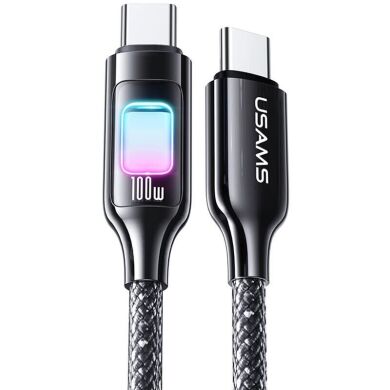 Кабель USAMS US-SJ750 Type-C to Type-C (100W, 1.2m) - Tarnish