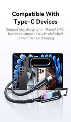 Кабель USAMS US-SJ750 Type-C to Type-C (100W, 1.2m) - Tarnish