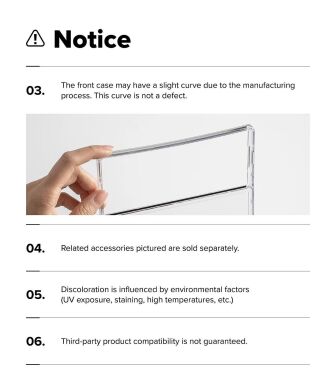 Захисний чохол Ringke Fusion Flap Magnetic для Samsung Galaxy Fold 8 (8800328819368) - Clear