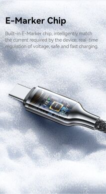 Кабель USAMS US-SJ750 Type-C to Type-C (100W, 1.2m) - Tarnish