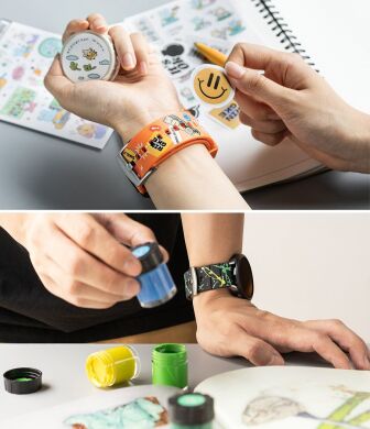 Ремінець Ringke Rubber One Bold Design для годинників з шириною кріплення 20мм (8809919309707) - Camo