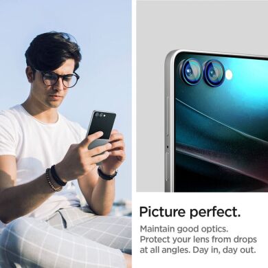 Комплект защитных стекол Spigen (SGP) Optik Pro Lens Protector для Samsung Galaxy Flip 7 (AGL09587) - Black