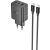 Сетевое зарядное устройство Hoco N50 PD45W (USB + 2Type-C) + кабель Type-C to Type-C - Black