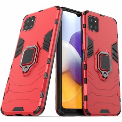 Захисний чохол Deexe Hybrid Case для Samsung Galaxy A22 5G (A226) - Red