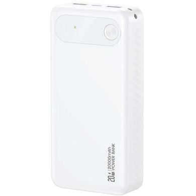 Зовнішній акумулятор Usams CD251 PD20W (20000mAh) - White