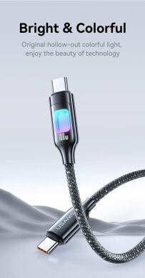 Кабель USAMS US-SJ750 Type-C to Type-C (100W, 1.2m) - Tarnish