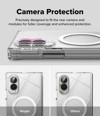 Захисний чохол Ringke Fusion Flap Magnetic для Samsung Galaxy Fold 8 (8800328819368) - Clear
