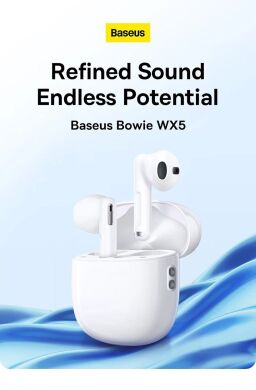 Беспроводные наушники Baseus Bowie WX5 A00051000213-00 - White