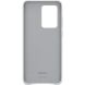 Чехол Leather Cover для Samsung Galaxy S20 Ultra (G988) EF-VG988LSEGRU - Grayish White. Фото 4 из 4