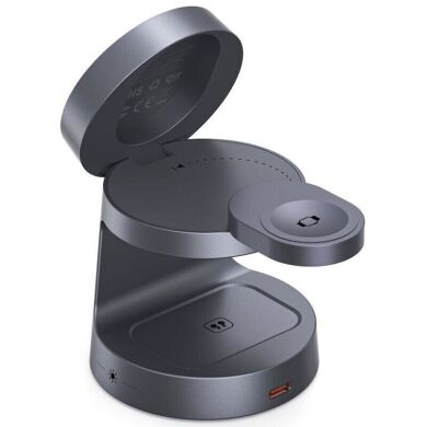 Беспроводное зарядное устройство Tech-Protect 3 in 1 A48 (25W) - Dark Grey