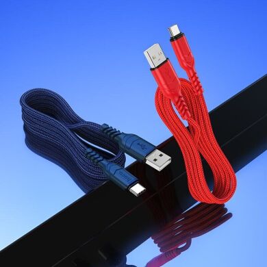 Кабель Hoco X59 Victory USB to Type-C (3A, 1m) - Black