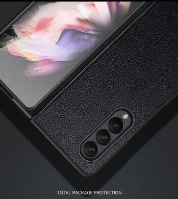 Защитный чехол SULADA Leather Case (FF) для Samsung Galaxy Fold 4 - Sapphire