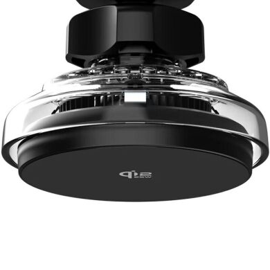 Автомобільний тримач із функцією бездротової зарядки Proove Light Crystal Qi2.2 (25W) - Gray