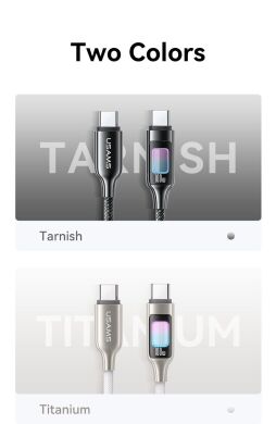 Кабель USAMS US-SJ750 Type-C to Type-C (100W, 1.2m) - Tarnish