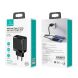 Мережевий зарядний пристрій USAMS CC172 T54 40W Dual Type-C Ports GaN Fast Charger - Black