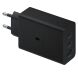 Сетевое зарядное устройство Samsung 65W Power Adapter Trio (w/o cable) EP-T6530NBEGRU - Black. Фото 3 из 4