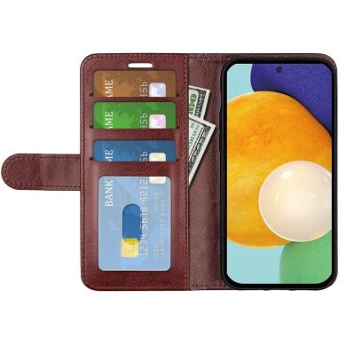 Чохол-книжка Deexe Wallet Style для Samsung Galaxy A13 (А135) - Brown