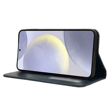Чехол Deexe Retro Style для Samsung Galaxy S25 FE (S731) - Blue