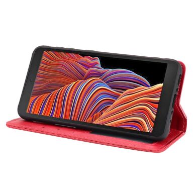 Чехол Deexe Retro Style для Samsung Galaxy Xcover 5 (G525) - Red