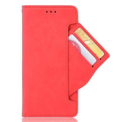 Чохол Deexe Wallet Stand для Samsung Galaxy M32 (M325) - Red