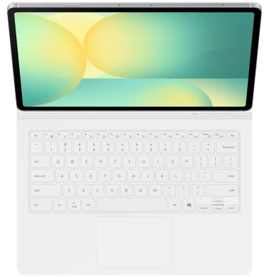 Чехол-клавиатура Book Cover Keyboard AI Key для Samsung Galaxy Tab S10 FE Plus (EF-DX625BWEGUA) - White