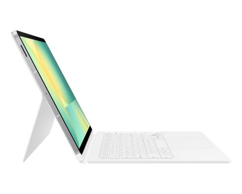 Чехол-клавиатура Book Cover Keyboard AI Key для Samsung Galaxy Tab S10 FE Plus (EF-DX625BWEGUA) - White