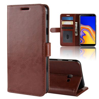 Чохол-книжка Deexe Book Type для Samsung Galaxy J4+ (J415), Brown