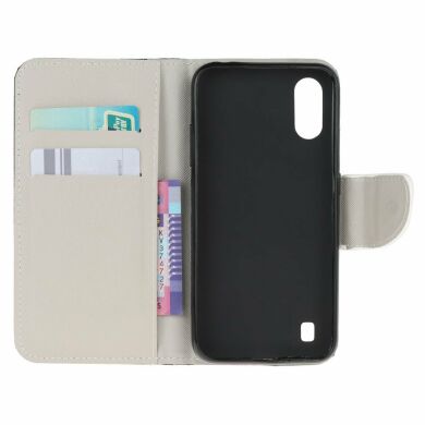 Чехол-книжка Deexe Color Wallet для Samsung Galaxy A01 (A015) - Don't Touch My Phone