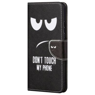 Чехол-книжка Deexe Color Wallet для Samsung Galaxy A33 - Don't Touch My Phone