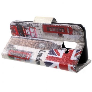 Чохол-книжка Deexe Color Wallet для Samsung Galaxy A6 2018 (A600), London City
