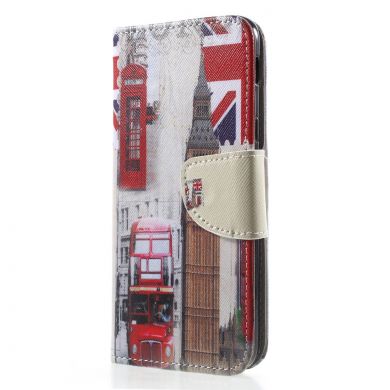 Чохол-книжка Deexe Color Wallet для Samsung Galaxy A6 2018 (A600), London City