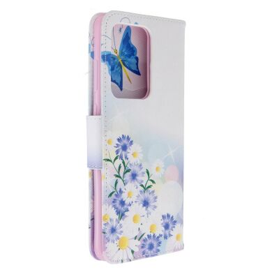 Чохол-книжка Deexe Color Wallet для Samsung Galaxy S20 Ultra (G988) - Butterfly and Flowers