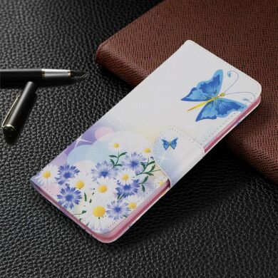 Чохол-книжка Deexe Color Wallet для Samsung Galaxy S20 Ultra (G988) - Butterfly and Flowers