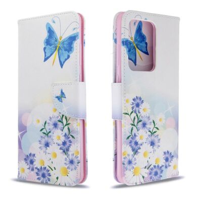 Чохол-книжка Deexe Color Wallet для Samsung Galaxy S20 Ultra (G988) - Butterfly and Flowers