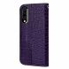 Чохол-книжка Deexe Glittery Crocodile для Samsung Galaxy A50 (A505) / A30s (A307) / A50s (A507) - Purple