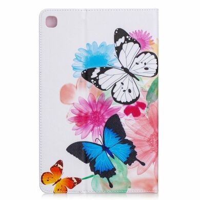 Чохол-книжка Deexe Pattern Style для Samsung Galaxy Tab S6 lite / S6 Lite (2022/2024) - Colorful Butterflies