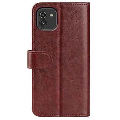 Чохол-книжка Deexe Wallet Style для Samsung Galaxy A03 (A035) - Brown