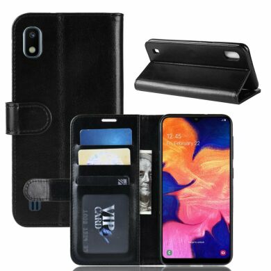 Чехол-книжка Deexe Wallet Style для Samsung Galaxy A10 (A105) - Black